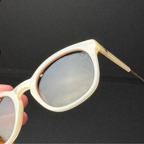 Craig Anderson Electric TXOKO Sunglasses Bone Beige White Gold *Mint Condition - Picture 1 of 14